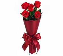 Букет 5 Красных роз Эдлесс Лав в Большой Казинке