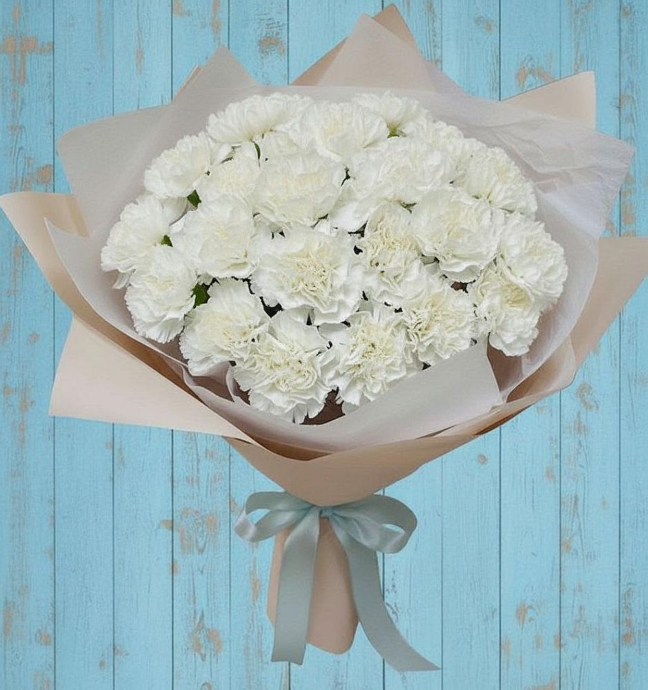 Букет цветов из: Гвоздики в Большой Казинке