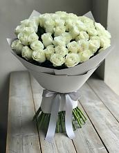 Букет 35 Белых роз #REPLACE_PRED# Большой Казинке