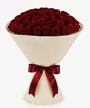Букет 101 Бордовая роза Блэк Бакарра в Большой Казинке