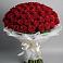 Букет 101 Красная роза Блэк Мэджик в Большой Казинке