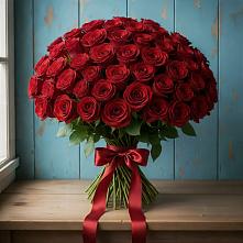 Букет Красные розы Блэк Меджик в Большой Казинке