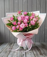 Букет Розовый кустик в Большой Казинке