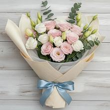 Букет цветов из:  Лизиантусы #REPLACE_PRED# Большой Казинке