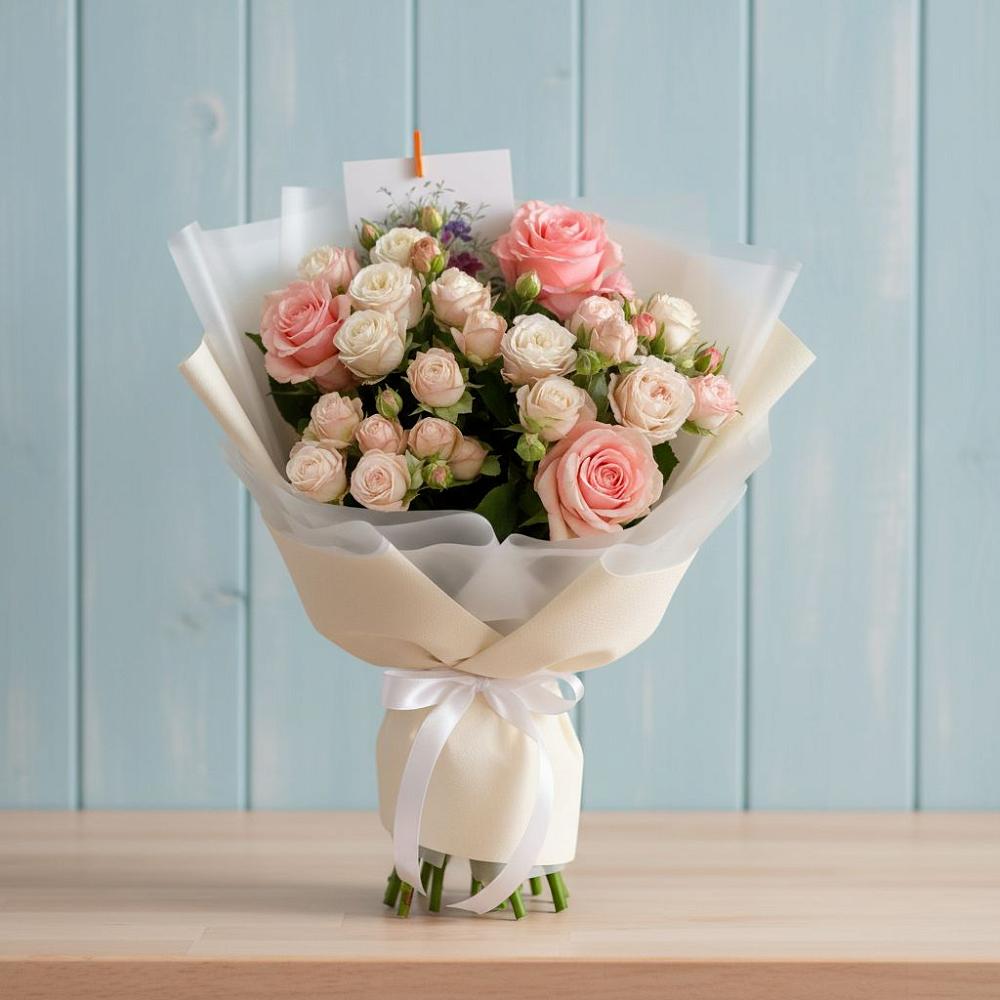 Букет цветов из: Розы в Большой Казинке