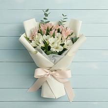 Букет цветов из:  Альстромерии в Большой Казинке