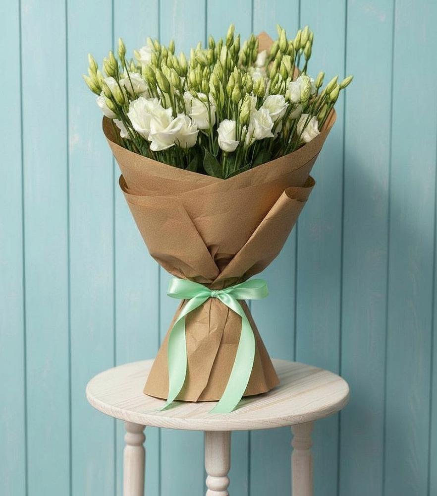 Букет цветов из: Лизиантусы в Большой Казинке