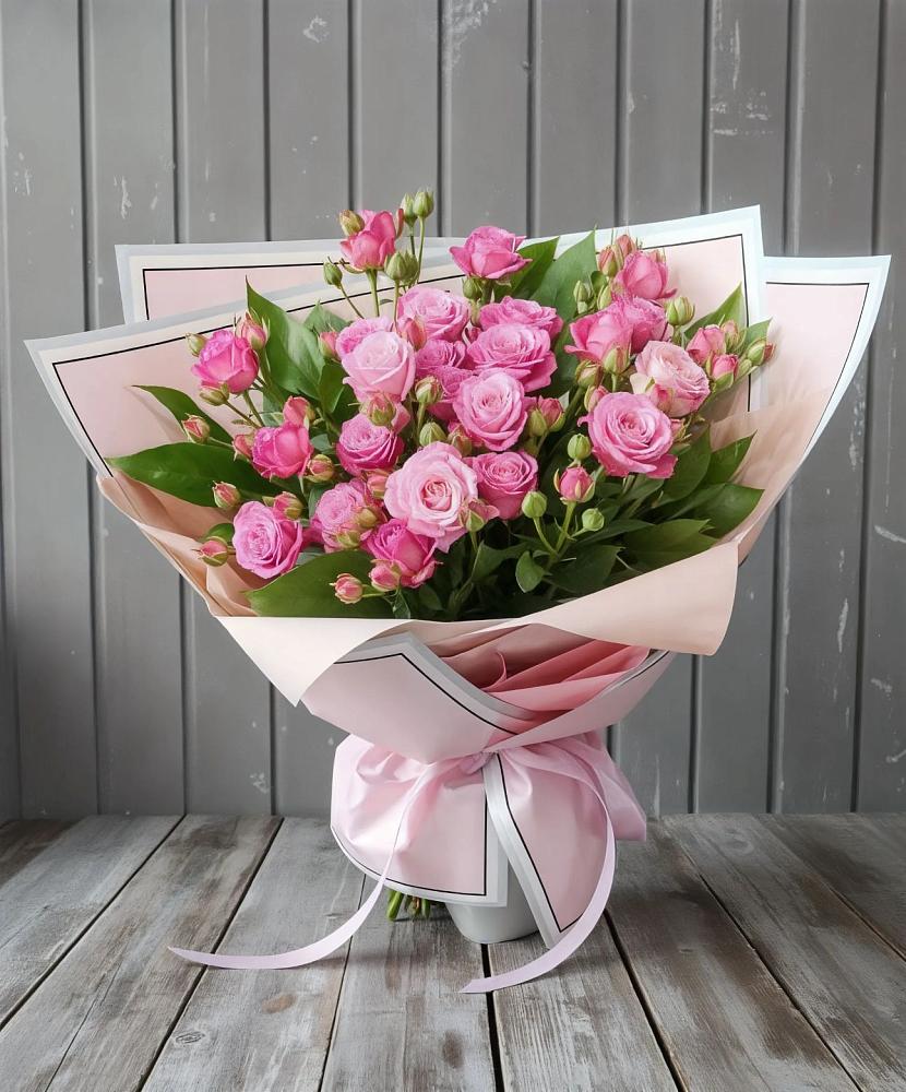 Букет Розовый кустик в Большой Казинке