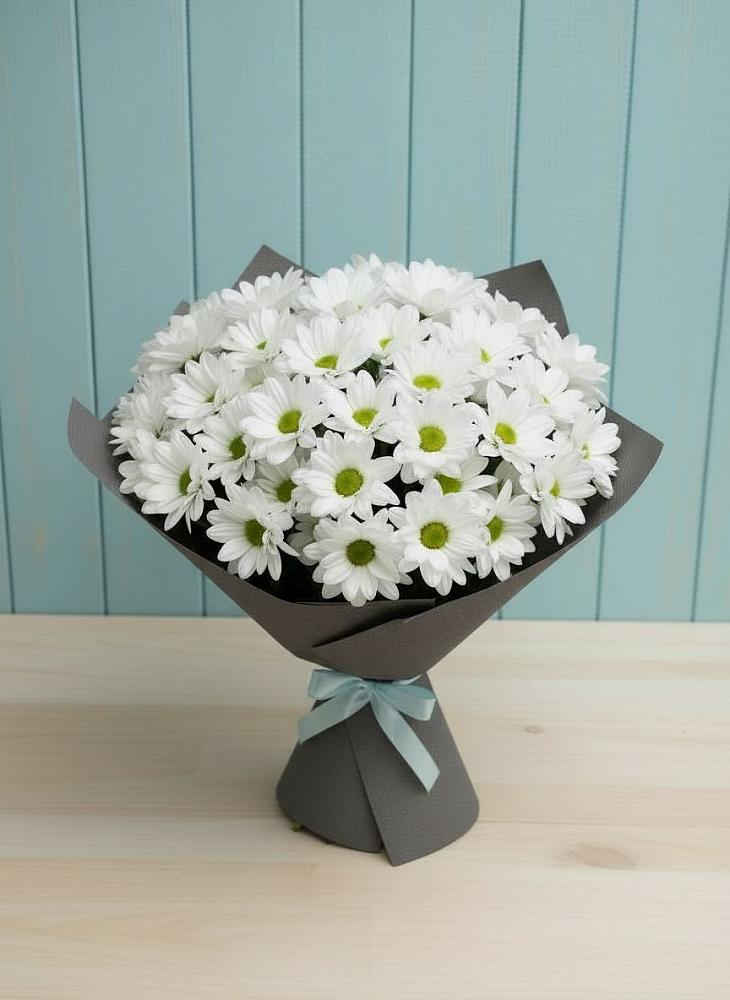 Букет цветов из: Хризантемы в Большой Казинке