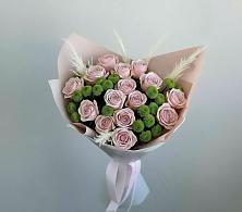 Букет цветов из:  Розы и Хризантемы в Большой Казинке