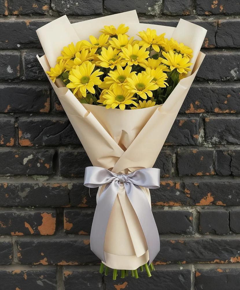 Букет цветов из: Хризантемы в Большой Казинке