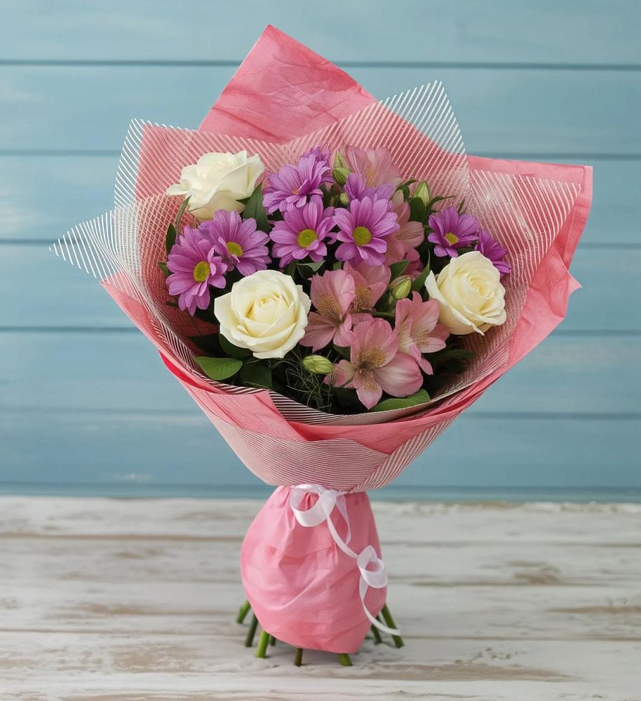 Букет цветов из: Герберы в Большой Казинке