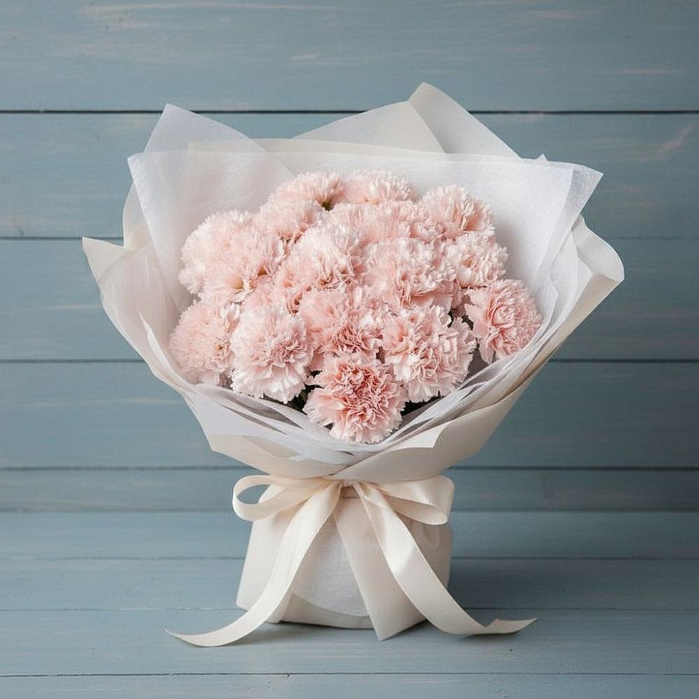 Букет цветов из: Гвоздики в Большой Казинке